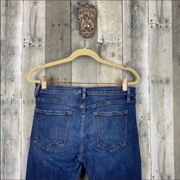 Anthropologie Frame Le Skinny de Jeanne Raw Hem Size 28 - Picture 3 of 15